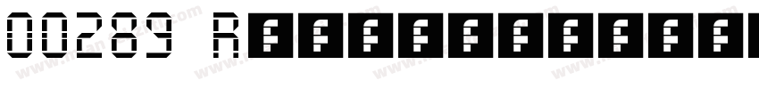 00289 Regular字体转换